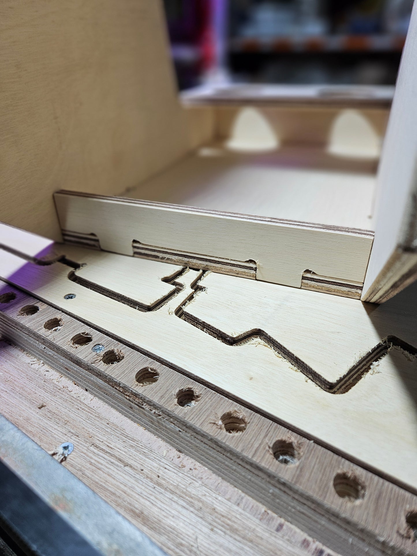 Console centrale en bois – Renault 4L